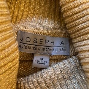 Gold turtle neck sweater